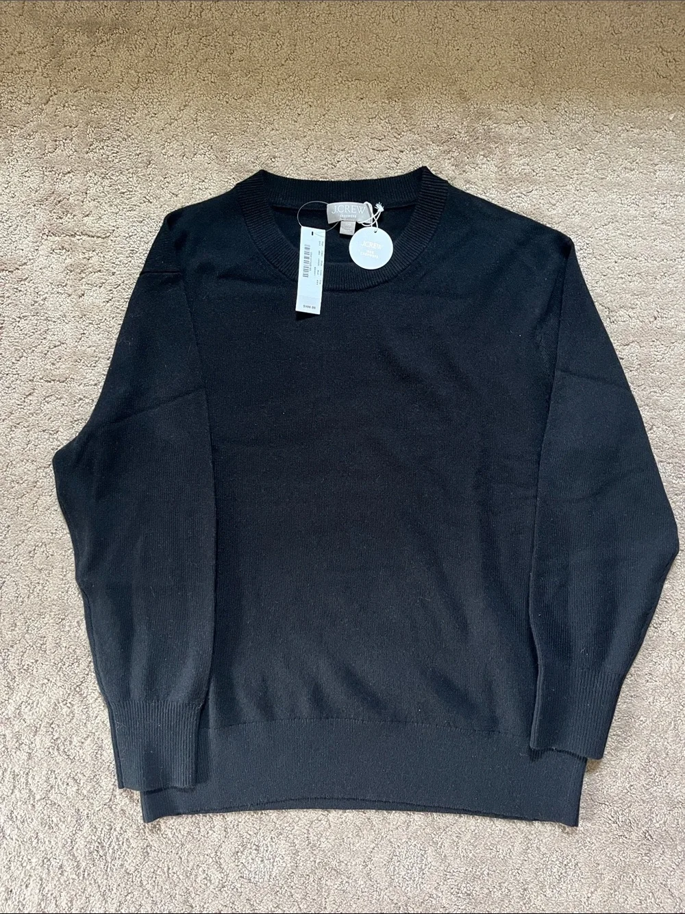 J. Crew Cashmere Relaxed Crewneck Sweater